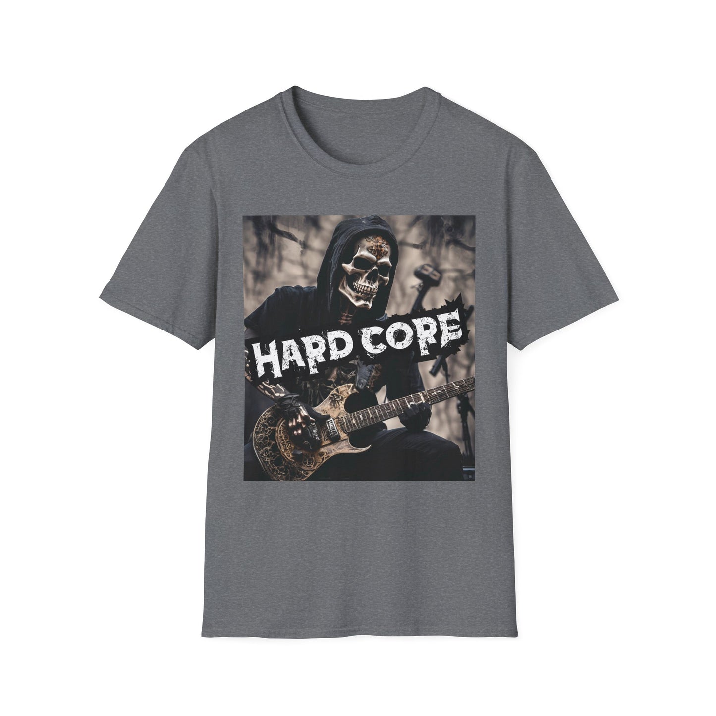 Hardcore - Guitar Player - Unisex Softstyle T-Shirt