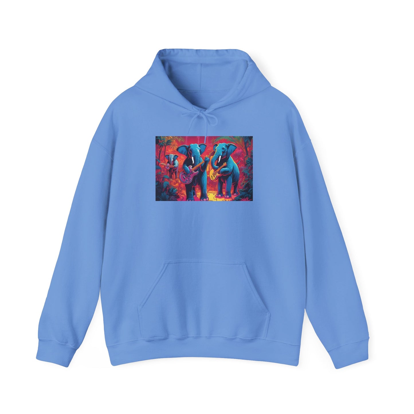 Elephants Rock Band - Unisex Heavy Blend™ Hooded Sweatshirt