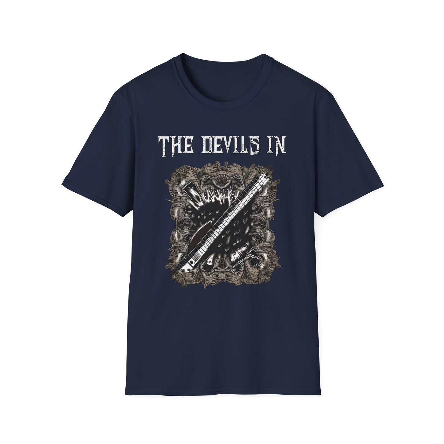 The Devils In - Custom Design - Unisex Softstyle T-Shirt