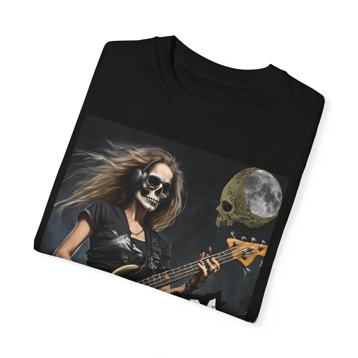 Doom Metal - Bass Player - Unisex Garment-Dyed T-shirt