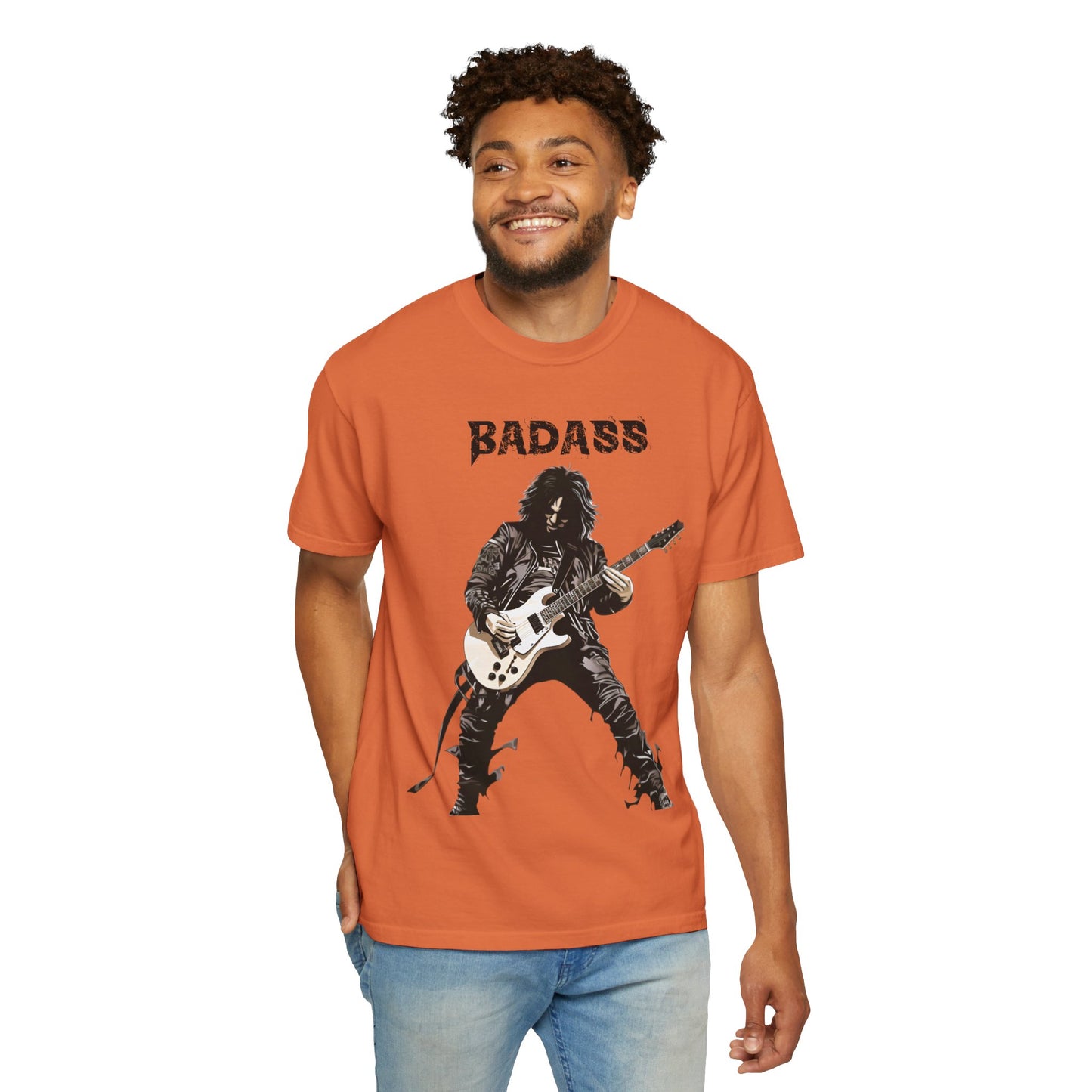 Badass Guitarist - Unisex Garment-Dyed T-shirt