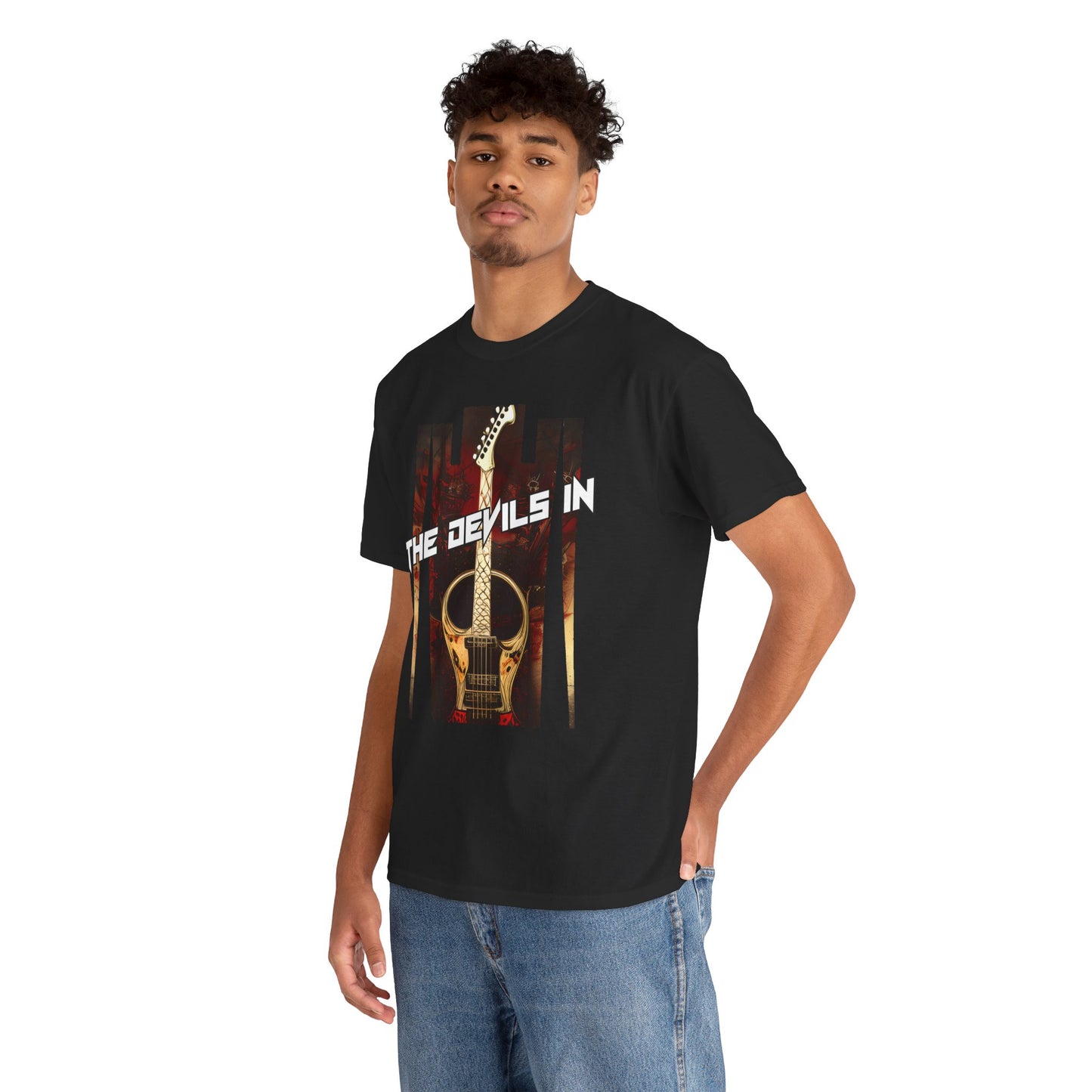 The Devils in - Custom Design Unisex Heavy Cotton Tee