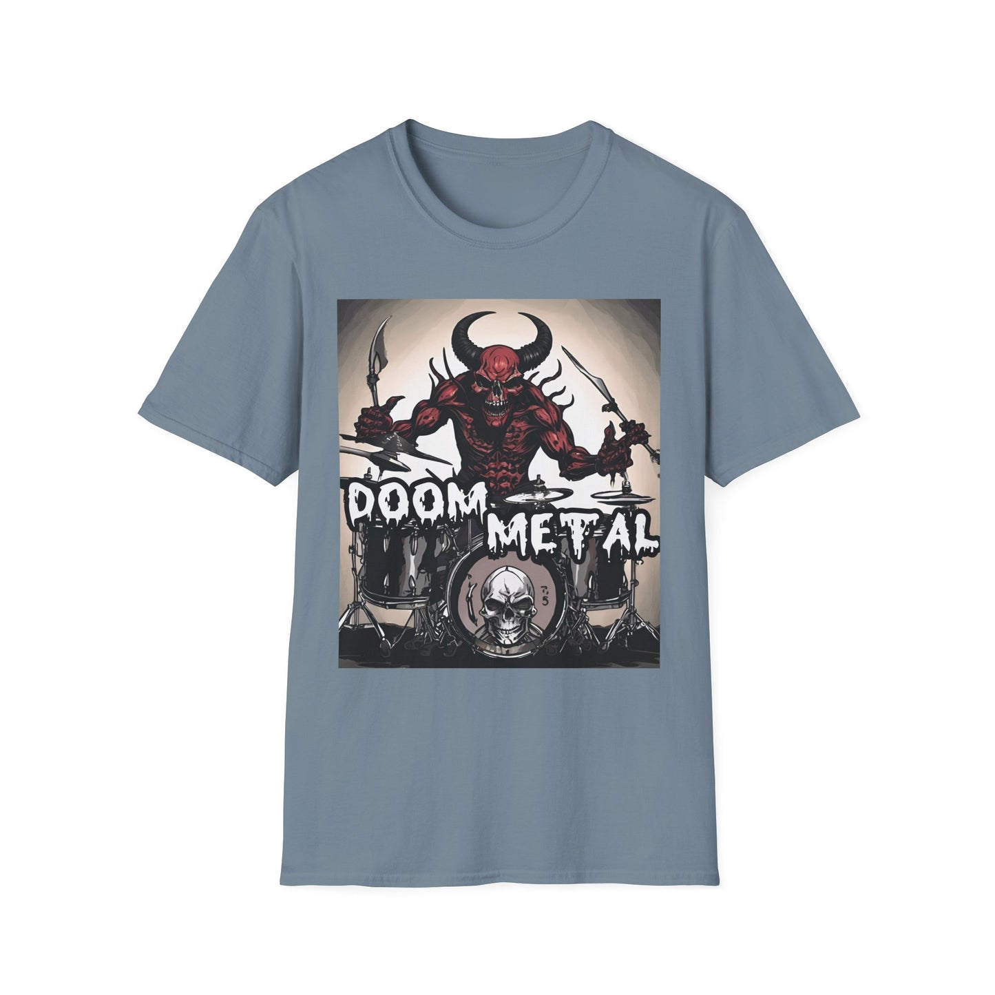 Doom Metal - Drummer - Unisex Softstyle T-Shirt