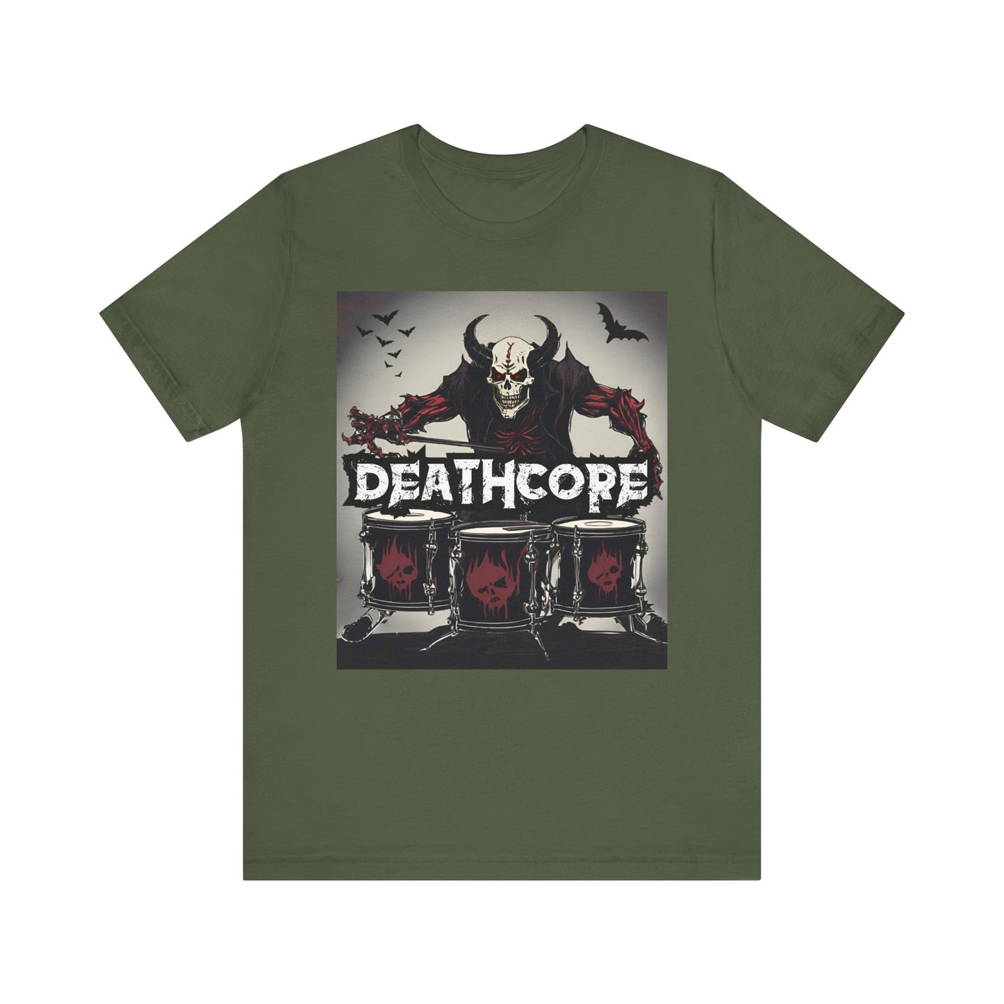 Death Core - Drummer - Unisex Jersey Short Sleeve Tee