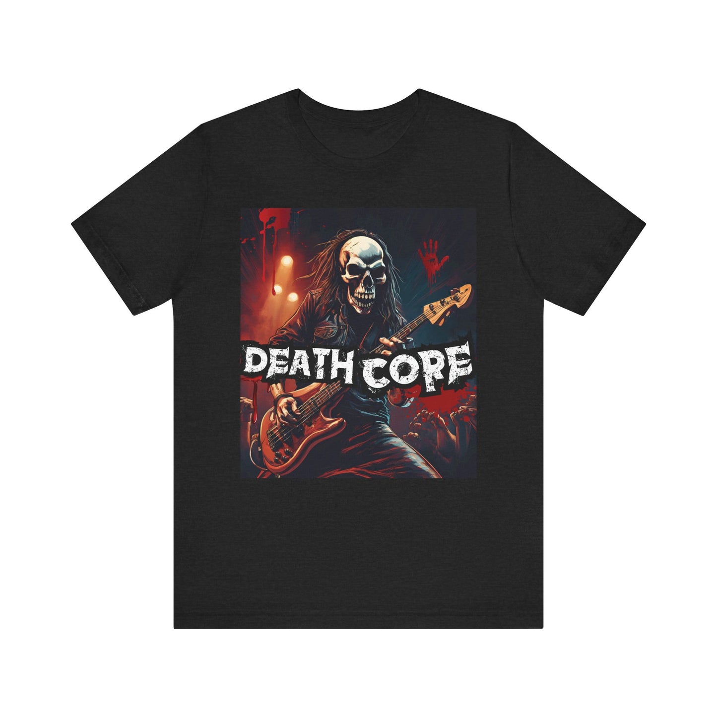 Death Core - Bass Player - Unisex Jersey Short Sleeve Tee