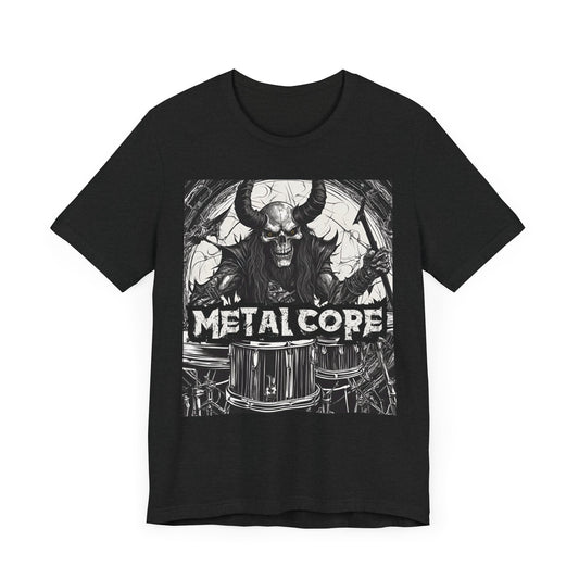 Metal Core - Drummer - Unisex Jersey Short Sleeve Tee