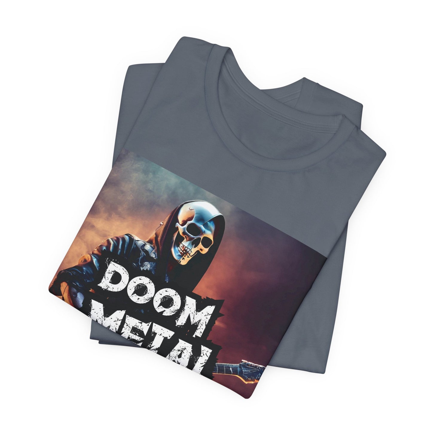 Doom Metal - Guitar Player - Unisex Jersey Short Sleeve Tee