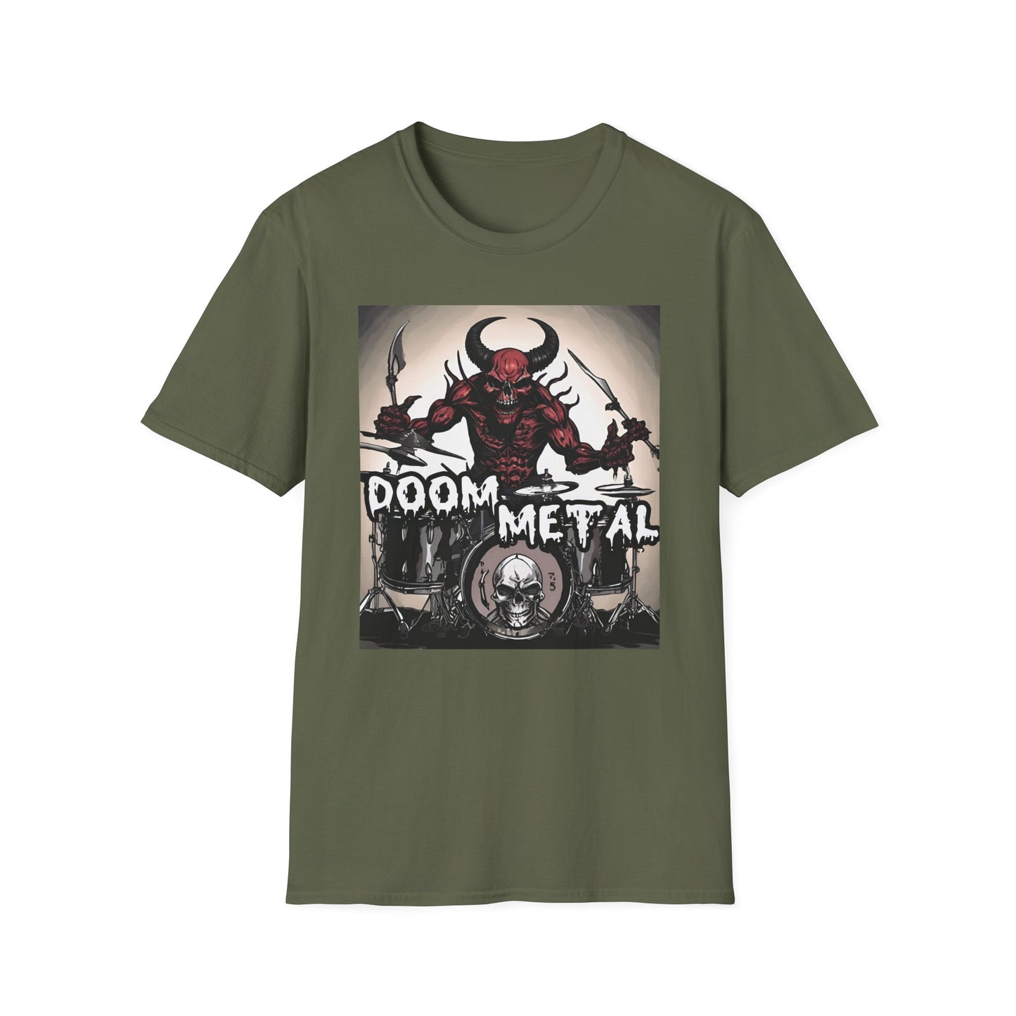 Doom Metal - Drummer - Unisex Softstyle T-Shirt